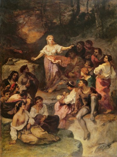 Gypsy Encampment, 1848 by Narcisse Virgile Diaz de la Peña